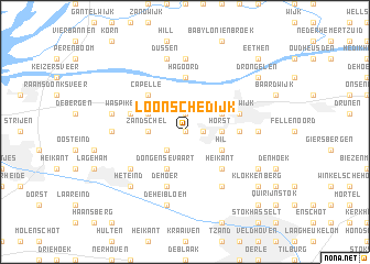 map of Loonschedijk