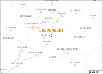 map of Loopemount