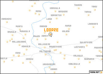 map of Loopre