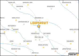 map of Loopspruit