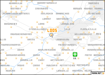 map of Loos