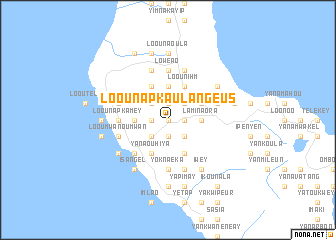 map of Loounapkaülangeus