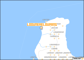 map of Loounémeloupang