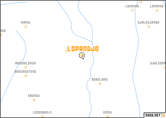 map of Lopandjo