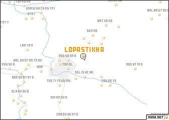 map of Lopastikha