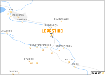 map of Lopastino