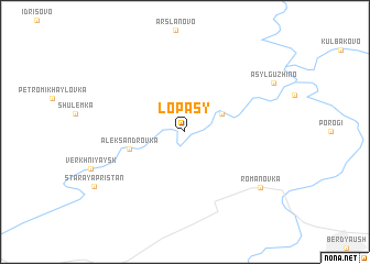 map of Lopasy