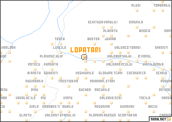 map of Lopătari
