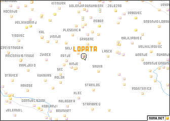 map of Lopata