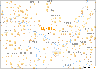 map of Lopate