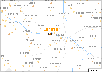 map of Lopate