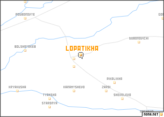 map of Lopatikha