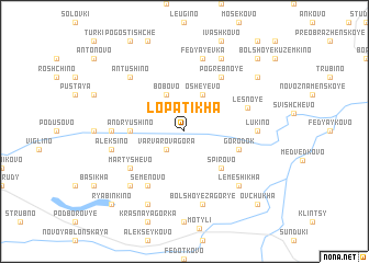 map of Lopatikha