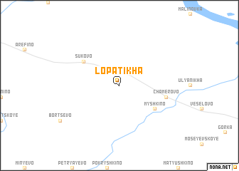 map of Lopatikha