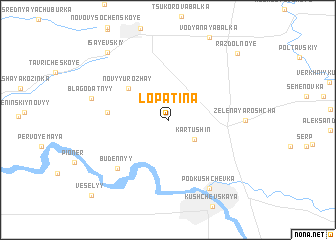 map of Lopatina