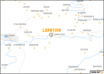 map of Lopatina