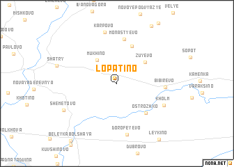 map of Lopatino