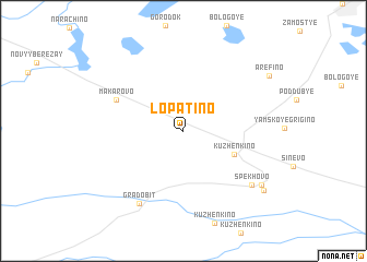 map of Lopatino
