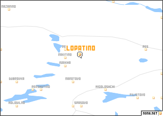 map of Lopatino