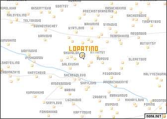 map of Lopatino