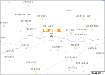 map of Lopatino