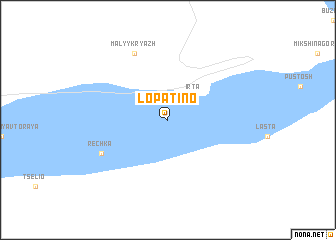 map of Lopatino