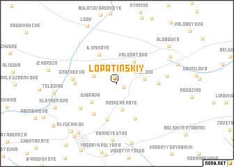 map of Lopatinskiy