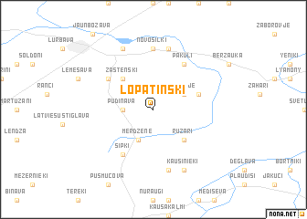 map of Lopatinski