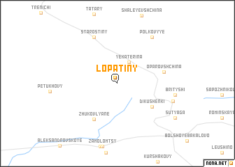 map of Lopatiny