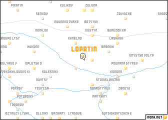 map of Lopatin