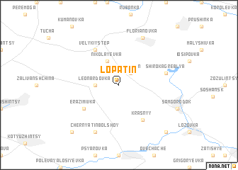 map of Lopatin