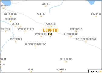 map of Lopatin