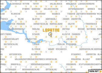 map of Lopatné