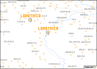 map of Lopatnica