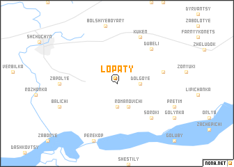 map of Lopaty