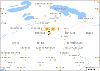 map of Lopaukhi