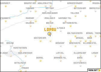 map of Lopau