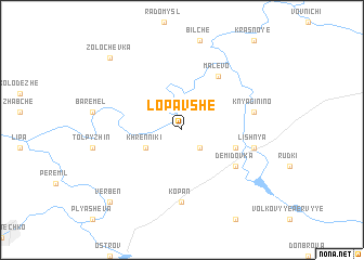 map of Lopavshe
