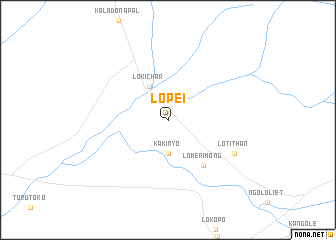 map of Lopei