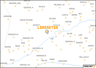 map of Lõpemetsa