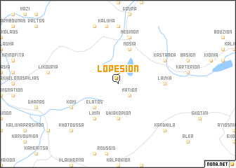map of Lopésion