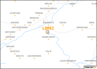 map of López
