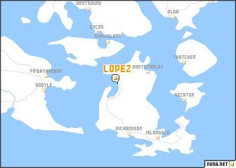 map of Lopez