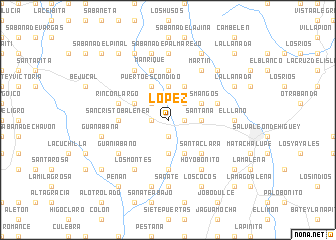 map of López