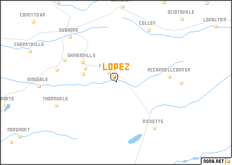 map of Lopez