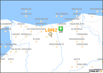 map of López
