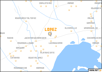 map of López