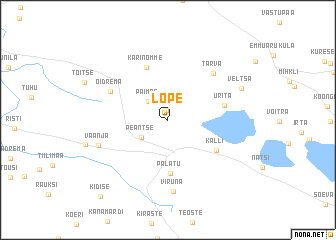 map of Lõpe