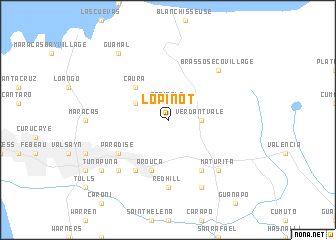 map of Lopinot