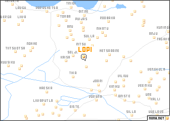 map of Lõpi